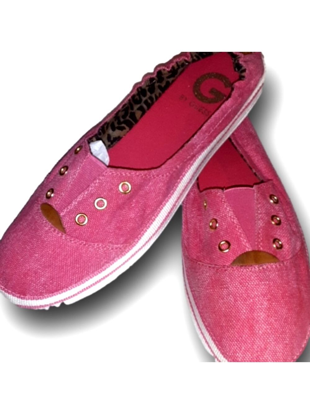 Guess Pink Womens Shoes Casual Sneakers New! 7 1/2 - Picture 1 of 13